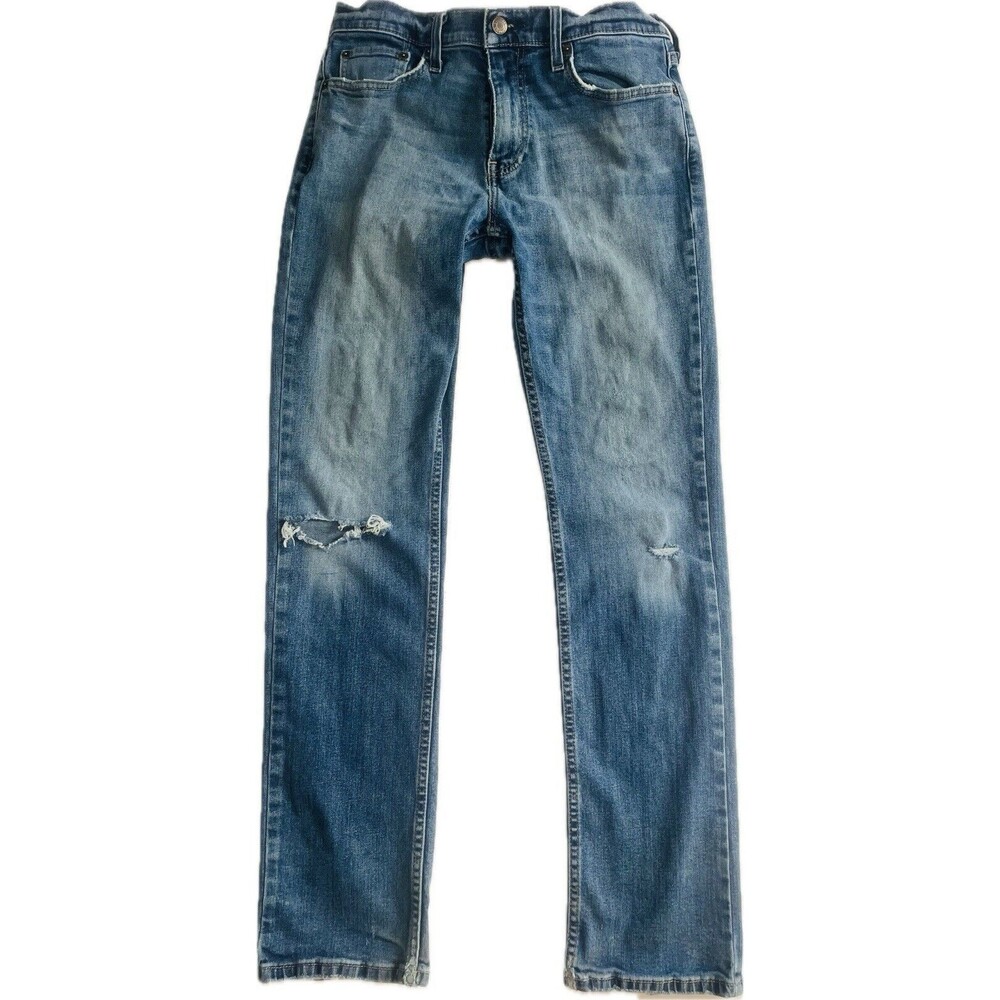 Hollister Jeans Mens 31x32 Slim Straight Epic Flex Stretch
